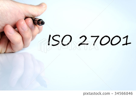 Iso 27001 text concept 34566846