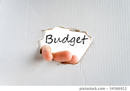 Budget text concept Budget text concept 34566912