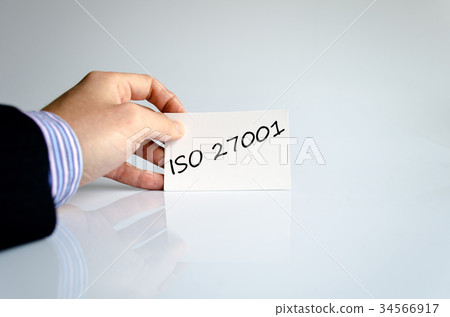 Iso 27001 text concept 34566917