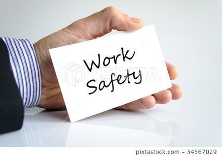 Work safety text concept 34567029