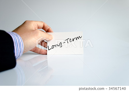 Long-Term text concept 34567140
