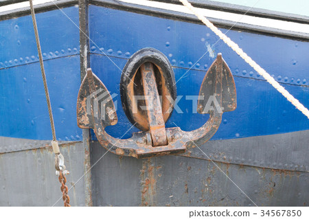 Old dutch ship with anchor Old dutch ship with anchor 34567850