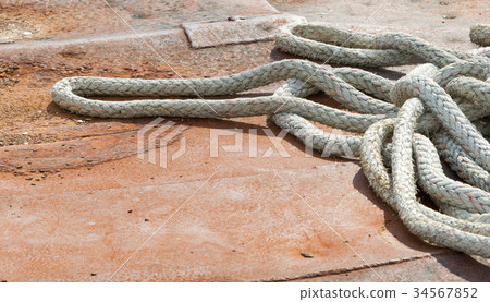 Rope in a harbor 34567852