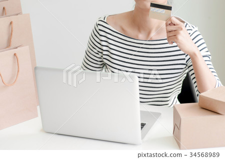 Shopping Online With Debit / Credit Card 34568989