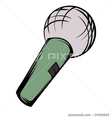 Microphone icon cartoon Microphone icon cartoon 34569845