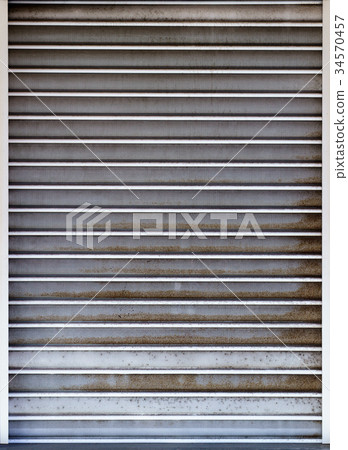 Rusty metal blinds 34570457