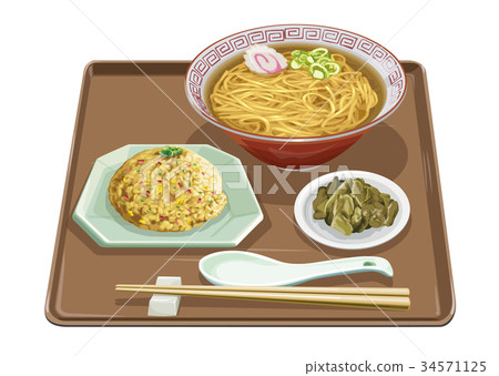 拉麵和半炒飯 拉麵和半炒飯 34571125