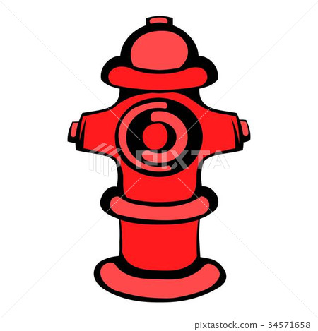 Fire hydrant icon, icon cartoon 34571658