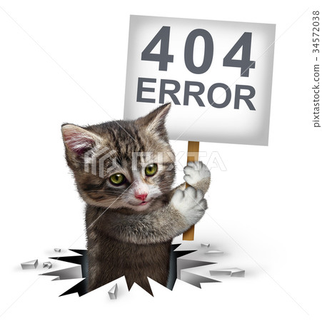 404 Error With A Kitten 34572038