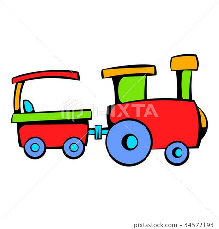 Children train icon, icon cartoon Children train icon, icon cartoon 34572193