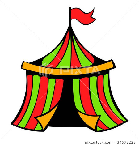 Circus tent icon, icon cartoon Circus tent icon, icon cartoon 34572223