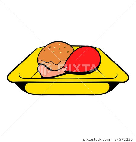 Airplane lunch icon, icon cartoon Airplane lunch icon, icon cartoon 34572236