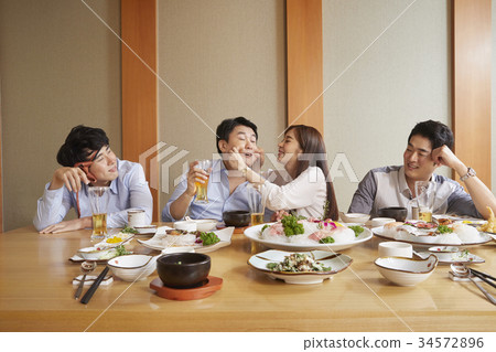 新員工，餐廳，商業 34572896