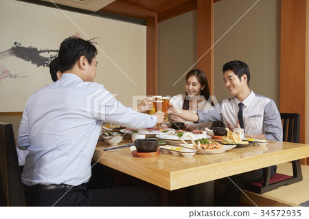 新員工，餐廳，商業 34572935