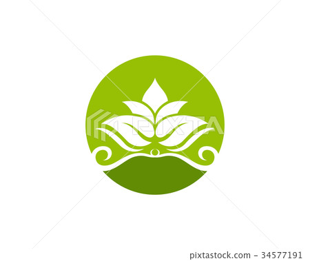 Beauty Vector flowers logo 34577191