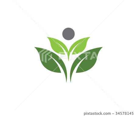 Human character logo sign 34578145