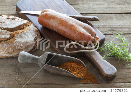 Nduja or sobrasada.  34579861