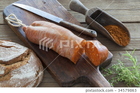 Nduja or sobrasada.  34579863