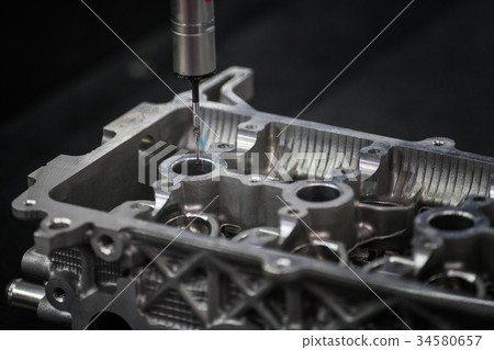 Aluminium auto part inspection by CMM dimension check machine 34580657