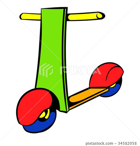 Push scooter icon, icon cartoon 34582058