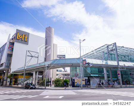 名鐵岐阜站廣場爭奪交叉口岐阜站中央購物街 名鐵岐阜站廣場爭奪交叉口岐阜站中央購物街 34582247