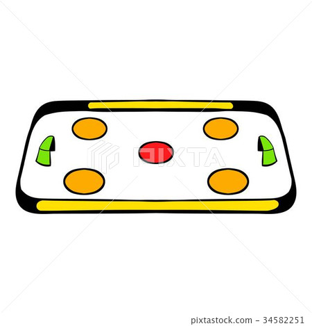 Ice hockey rink icon, icon cartoon 34582251