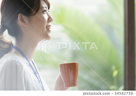 Female Business Deskwork 34582739