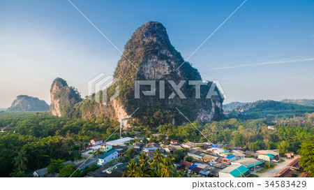 sunshine above Phang Nga city sunshine above Phang Nga city 34583429
