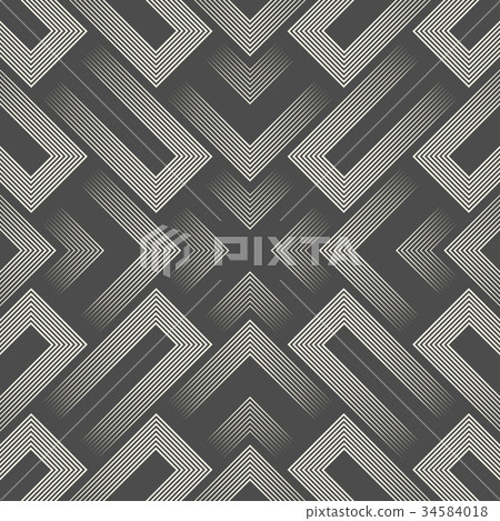 Modern Sacred Background. Abstract Fabric Pattern - Stock Illustration