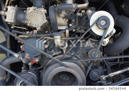 Bus engine room 34584544