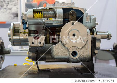 a  piston pump for heavy duty equipment 34584974