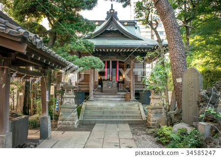 東京都澀谷區廣尾的廣尾稻荷神社 東京都澀谷區廣尾的廣尾稻荷神社 34585247