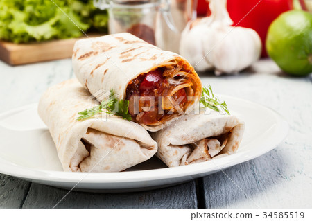Mexican burritos Mexican burritos 34585519