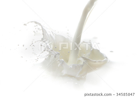 milk splash 34585847