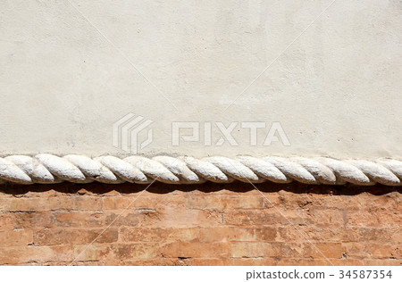 blank wall sidewalk background 34587354