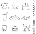 Food pattern vectors 34588540