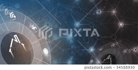 smart home technology futuristic concept business 34588930