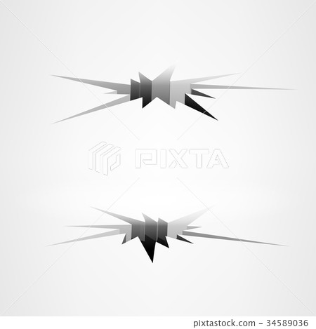 Cracks In The Ground Vector. Ground Crack Set Cracks In The Ground Vector. Ground Crack Set 34589036