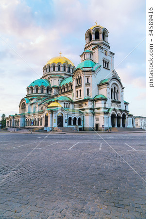 St. Alexander Nevski Cathedral in Sofia, Bulgaria St. Alexander Nevski Cathedral in Sofia, Bulgaria 34589416