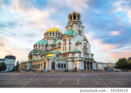 St. Alexander Nevski Cathedral in Sofia, Bulgaria 34589419
