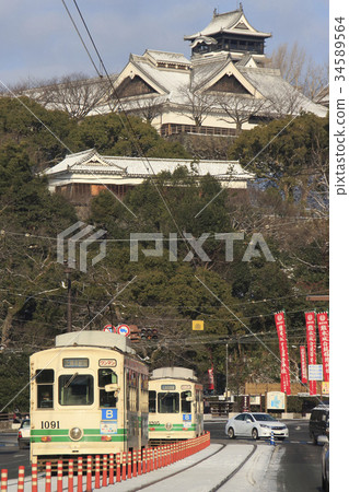 剩下的熊本雪纜車1090和熊本城堡 34589564