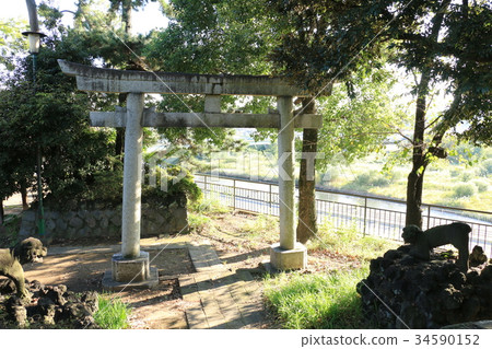 Yorima Shrine和Kamogawa Yorima Shrine和Kamogawa 34590152