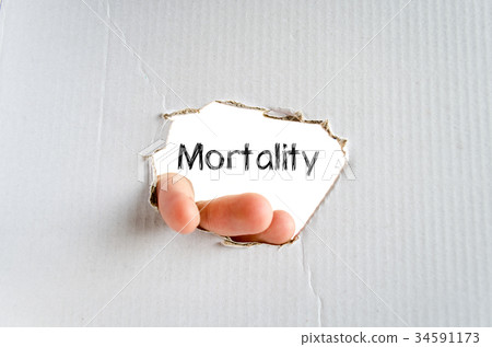 Mortality text concept 34591173