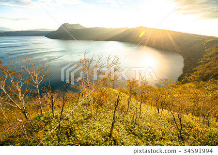 "Hokkaido" Lake Mashu "dawn" "Hokkaido" Lake Mashu "dawn" 34591994