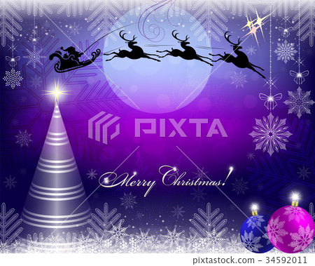 blue christmas background with santa claus on blue christmas background with santa claus on 34592011