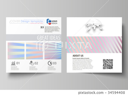Business templates for square brochure, magazine 34594408