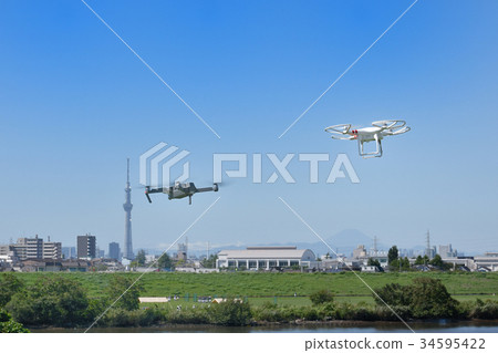 Two drone 34595422