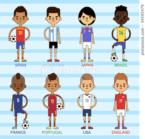 National Euro Cup soccer football teams vector National Euro Cup soccer football teams vector 34595479