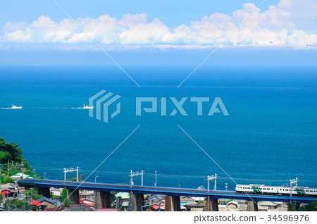 Natsumo to Sagami Bay and Tokaido Line Limited Express Dancer 34596976