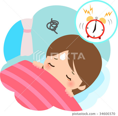 A painful woman to get up in the morning A painful woman to get up in the morning 34600370